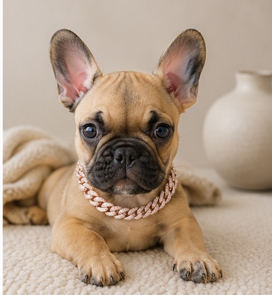 Introducing LIZZIE, our adorable, fun loving, FAWN French Bulldog female showing lots of potential!